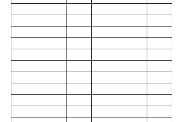 T chart template with space to add a weight to each point and then calculate the total points for each side.